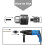 10mm Drill Chuck Drill Adapter 1/2 Inch Changed Impact Wrench Into Eletric Drill 6