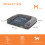 Bingopaw (M(80*60*8cm)) Heated and Cooling Combination Cover Dog Bed Sofa 2