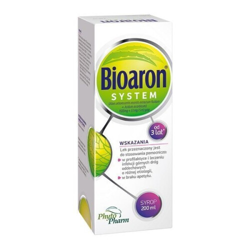 Bioaron System , Odpornosc, drogi oddechowe, IMMUNITY 200ml