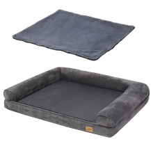 (M(80*60*8cm)) Heated and Cooling Combination Cover Dog Bed Sofa