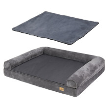 (XL(120*90*10cm)) Heated and Cooling Combination Cover Dog Bed Sofa