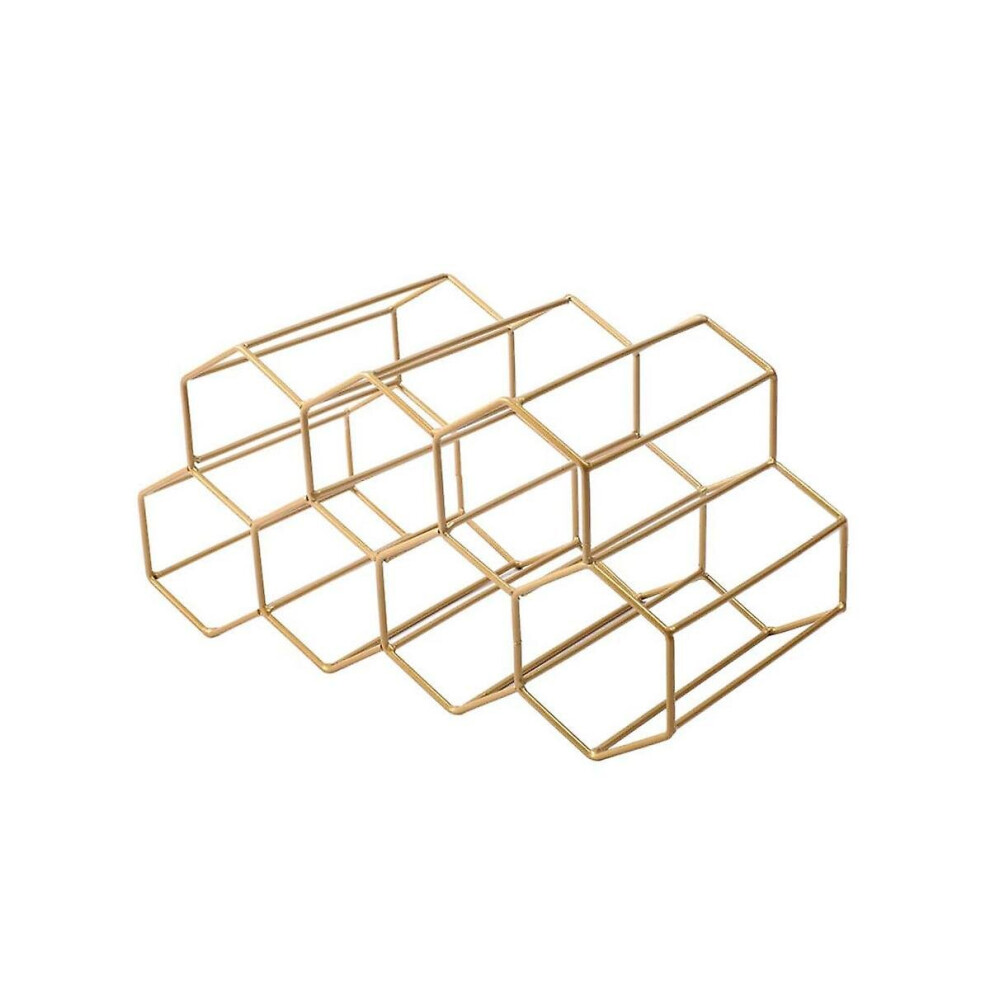 Wine Racks Countertop Wine Rack, Wine Bottle Holder, Small Wine Rack Freestanding Floor, Wine Holders Stands Gold