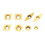 (35°Sharp) Titanium Coated Wood Carbide Insert Milling Cutter For Wood Turning Tool Woodworking 1
