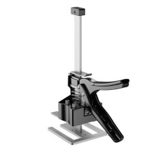 (Black, 29cm) Adjustable Alloy Steel Cabinet Jack Handheld Lifting Tool Height Regulator Hand Tools Cabinet Anti-theft Door