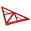 90/45 Degree Aluminum Alloy Multi-function Woodworking Triangle Ruler Inch Precision Triangle Ruler 2