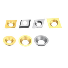 (Without Coating Right Oblique) Lathe Wood Carbide Insert Milling Cutter For Wood Turning Tool Woodworking
