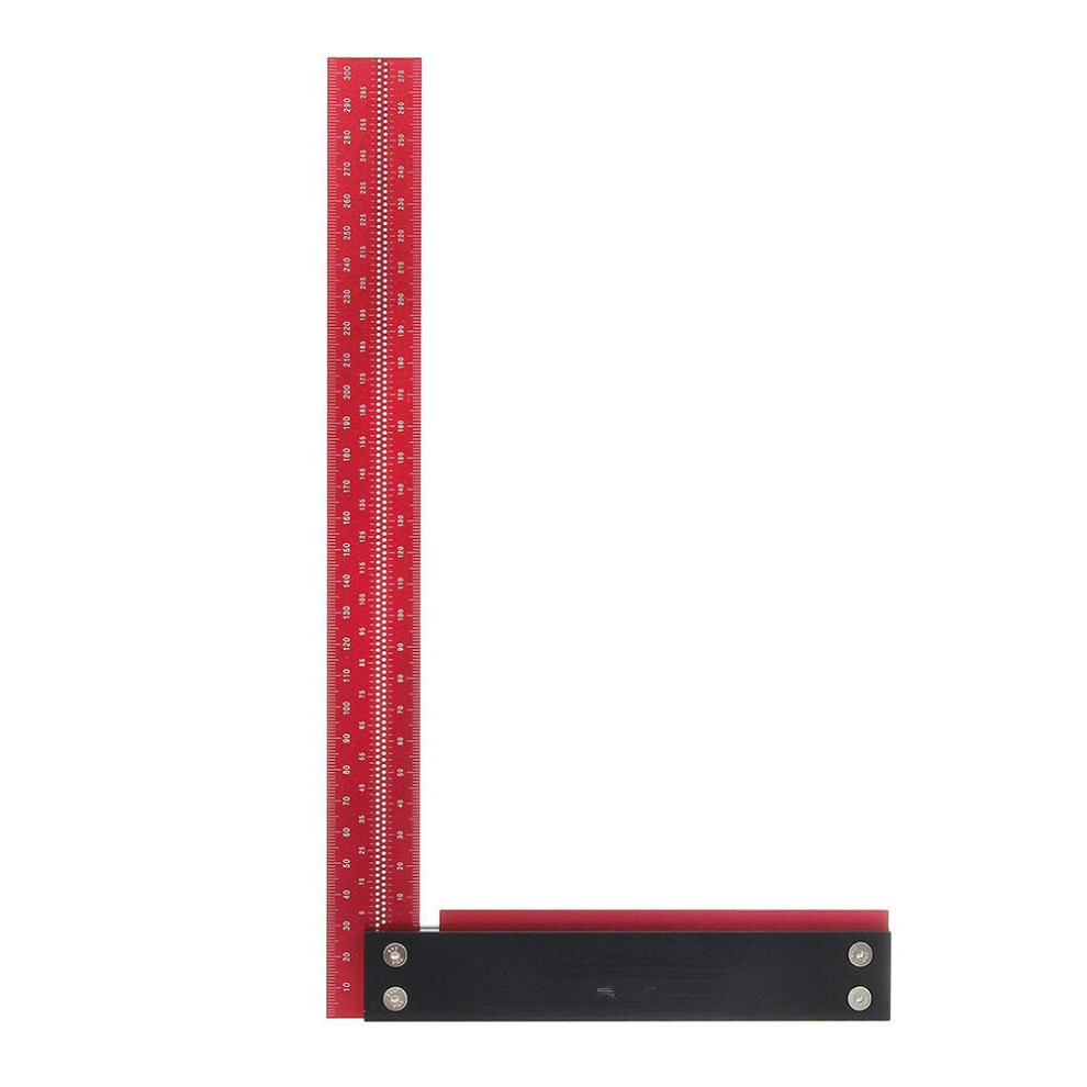 (Metric) 300Mm Guaranteed T Speed Measurements Ruler For Measuring And Marking Woodworking Carpenters Aluminum Alloy Framing 1138392138823