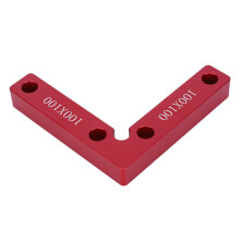 (100mm) 2pcs Aluminum 90 Degree Precision Positioning L Squares Block Positioning Right Angle Ruler Clamping Measure Tools