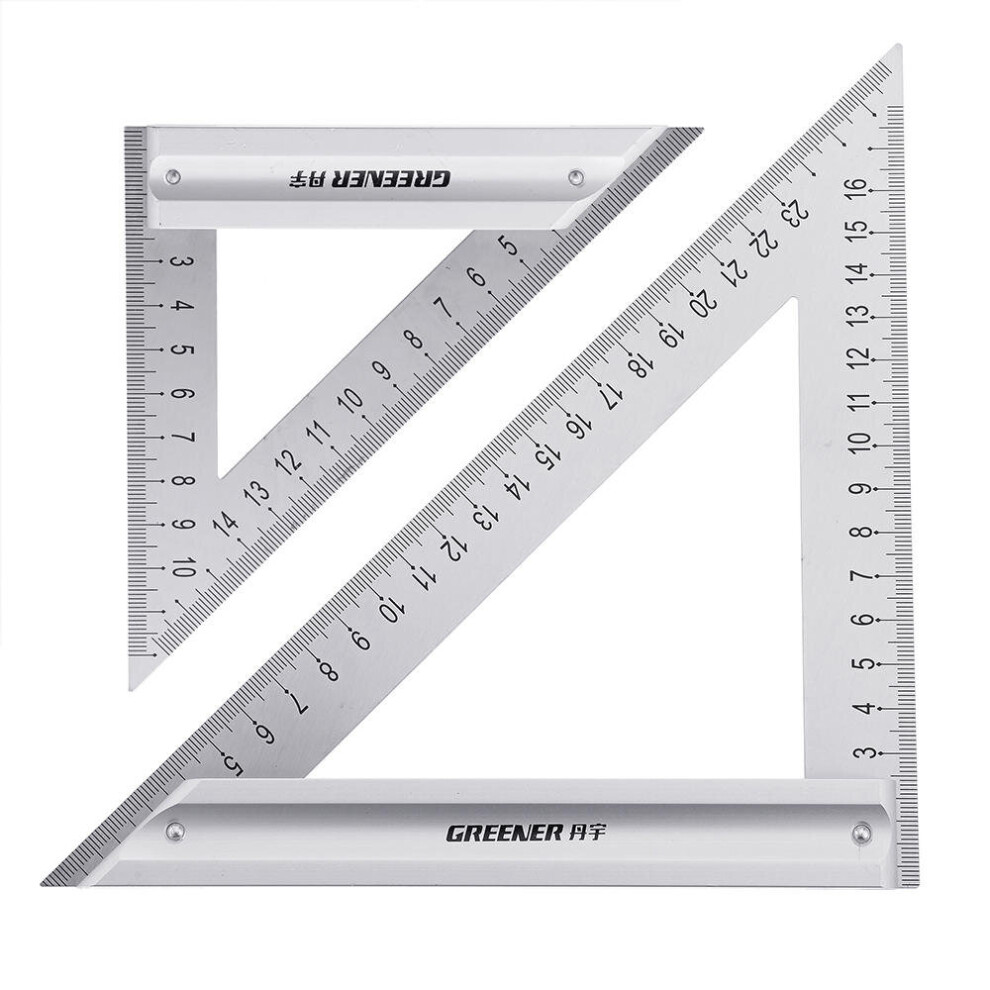 (120Mm) 120/180Mm Metric Triangle Angle Ruler Stainless Steel Woodworking Square Layout Tool 1138392140543