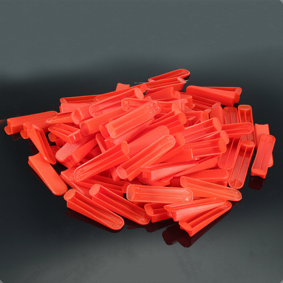 100Pcs Pvc Tile Leveling Wedge Tile Spacers For Tile Surface-Levelling System 1138392163504