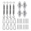 32Pcs Sun Shade Sail Accessories For Triangle Square Shade Sail Replacement Accessories 14