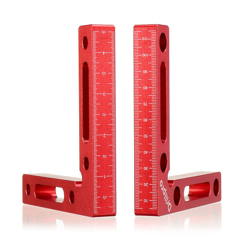 2Pcs Woodworking Precision Clamping Square L Shape Auxiliary Fixture Machinist Square 2