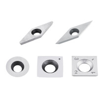 (Square 14mm) 10pcs Wood Carbide Insert Cutters For Wood Turning Tool Woodworking Lathe Tool