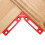 2Pcs Woodworking Precision Clamping Square L Shape Auxiliary Fixture Machinist Square 5