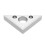 (Small) 90 Degrees Aluminum Alloy Height Ruler Metric Inch Woodworking Triangular Ruler 1