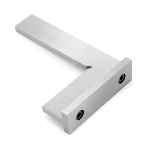 100x70mm 90 Degree Angle Corner Square Ruler Wide Base Gauge Woodworking Tool 1