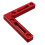 (1 Angle Ruler) 90 Degree Aluminium Alloy Positioning Squares Right Angle Ruler Woodworking Ruler 2