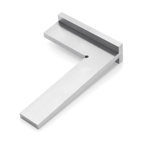 100x70mm 90 Degree Angle Corner Square Ruler Wide Base Gauge Woodworking Tool 2