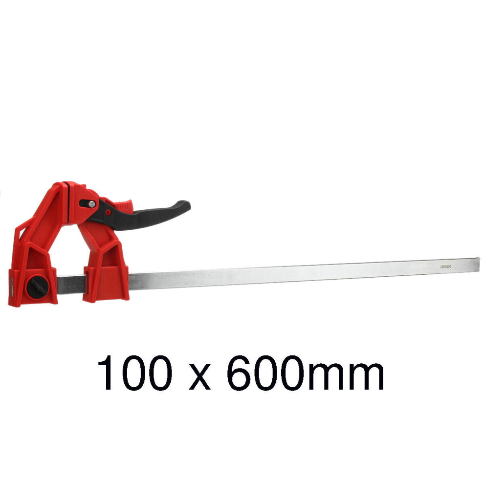 (600Mm) 150-600Mm Length Clamping Wood F Clamp 100Mm Width Woodworking Fast Clamp 1138392142431