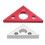 (Small) 90 Degrees Aluminum Alloy Height Ruler Metric Inch Woodworking Triangular Ruler 4