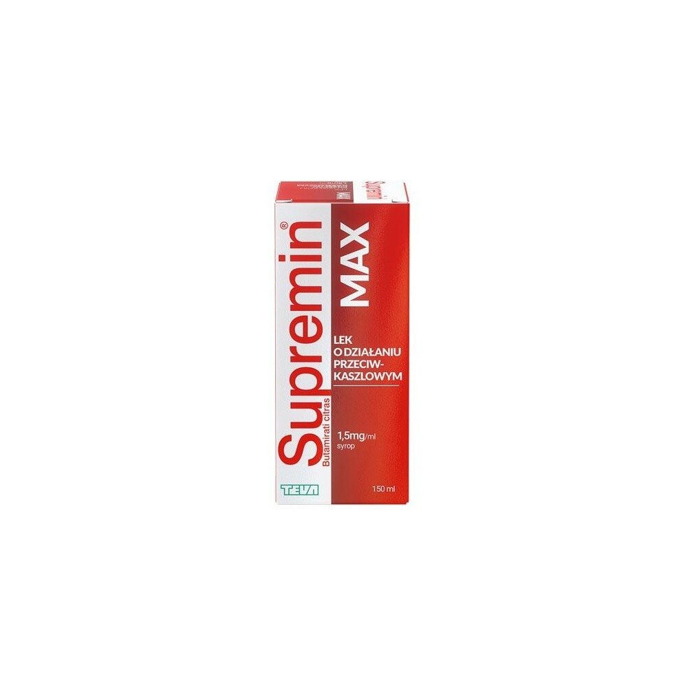 Supremin Max, dry cough , syrup from 3 years, 150 ml