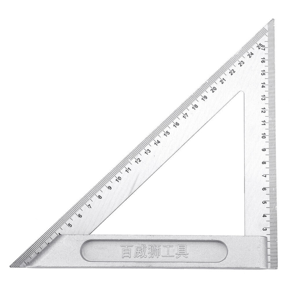 (20Cm) 6/8 Inch Triangle Angle Ruler 150/200Mm Metric Woodworking Square Layout Tool 1138392141441
