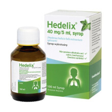Hedelix 40 mg/5 ml syrup, Inflammations of the respiratory 100 ml