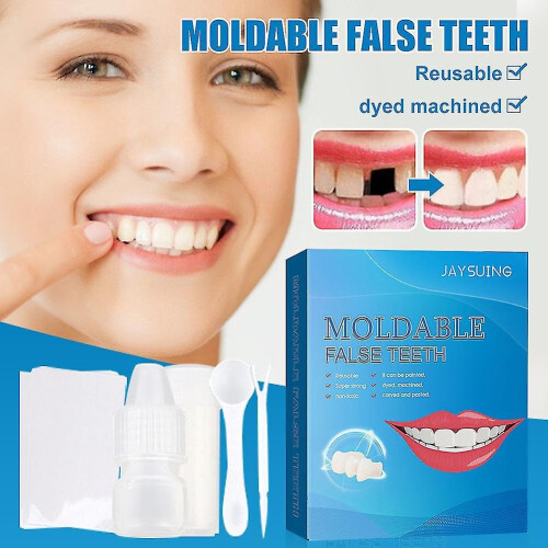 Moldable Tooth Filling False Teeth Temporary Repair Kit Solid Glue Denture 2