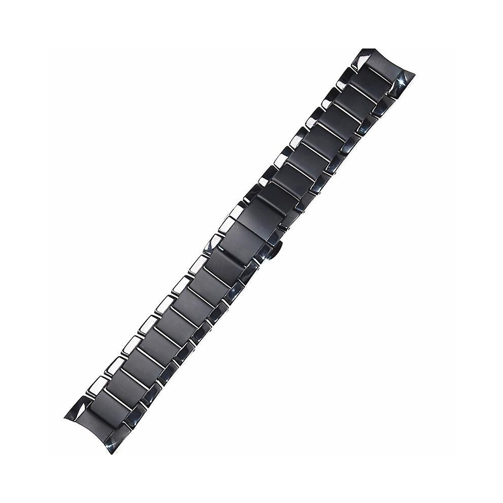 (24mm, Middle matte) Fit For Armani Watch Strap Ar1474 Ar1452 Ar1451 Men Women Black White 22mm 24mm Ceramic Watch Strap Bracelet Band Belt Replace