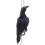 Realistic Dead Crow Decoy Lifesize Extra Black Feathered Crow 1