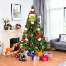 5 Stück/1 Set Grinch Arm Bein Kopf Ornamente Halter Weihnachtsbaum