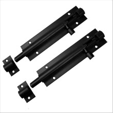 Shed Door Locks Heavy Duty Door Bolt Barrel Sliding Latch Lock Durable Slide Bolt With Screws For Shed Doors Gates And Outhouse Doorsblack (4 Inch2 Pc