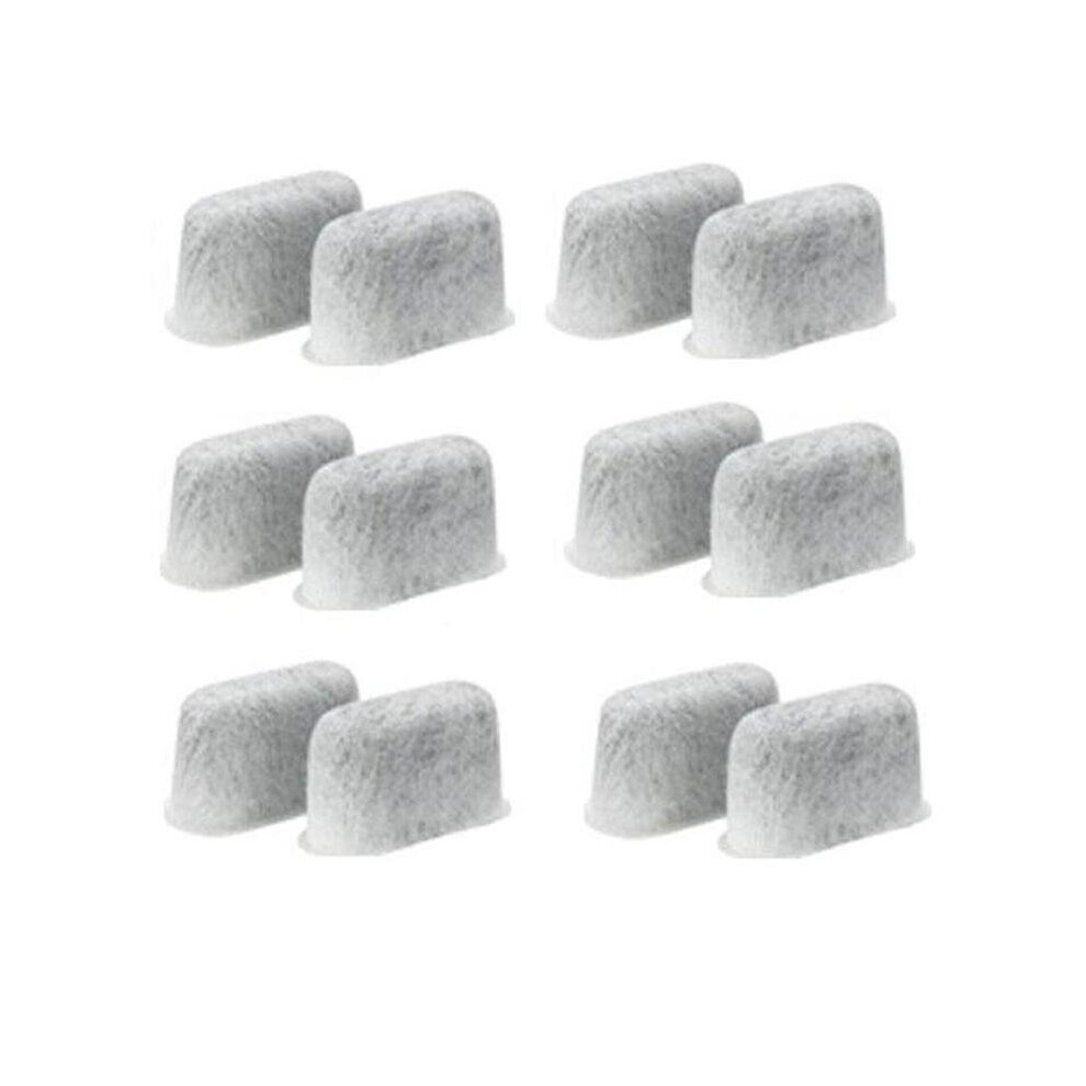 12 Pack Replacement Charcoal Water Filters For All Cuisinart Coffee Makers, Dcc-rwf