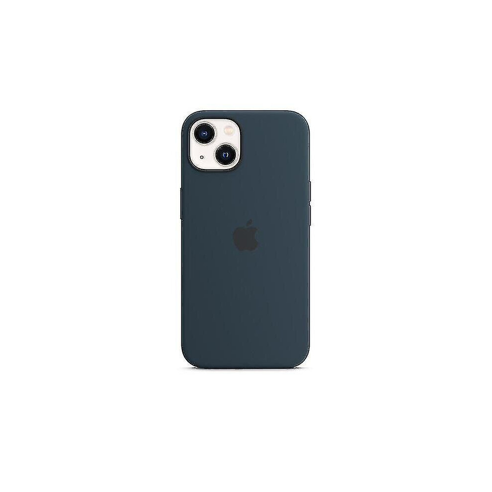 (Abyss ) Silicone Case With Magsafe For Iphone 13 Phone Case Blue