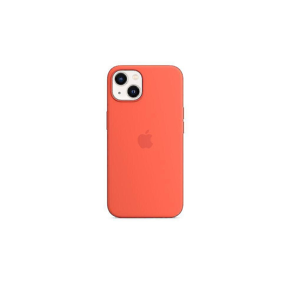 (Nectarine) Silicone Case With Magsafe For Iphone 13 Phone Case