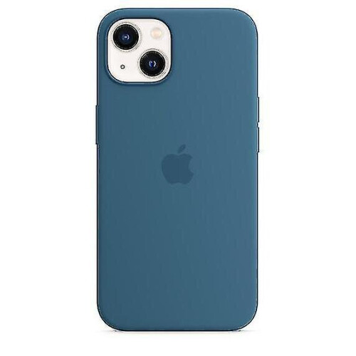 (Blue Jay) Silicone Case With Magsafe For Iphone 13 Phone Case