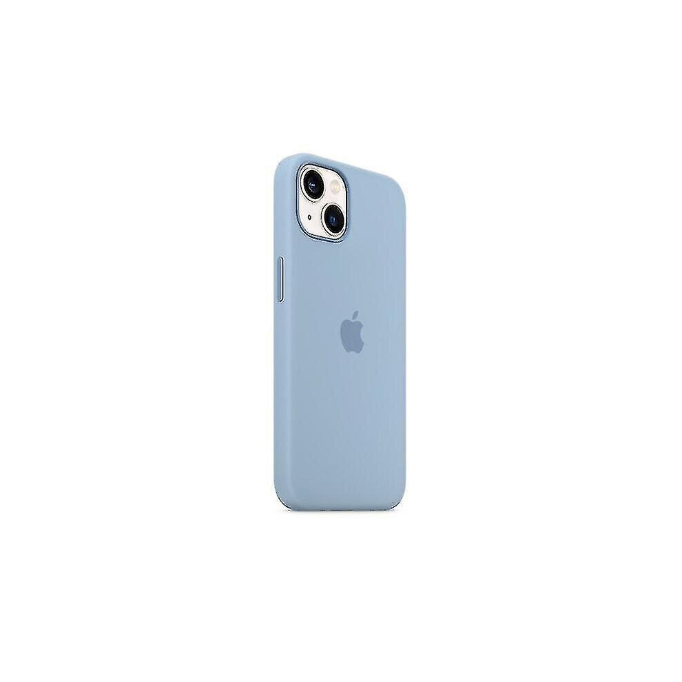 ( Fog) Silicone Case With Magsafe For Iphone 13 Phone Case Blue
