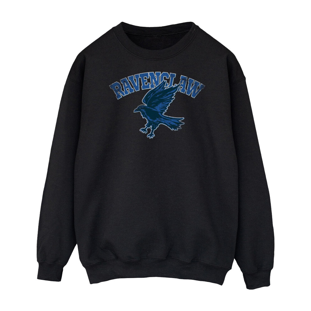 Harry Potter Men's Black (M, ) Ravenclaw Cotton Sweatshirt