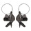 Altus M370 9 Speed Shifter Trigger Set Sl-m370 3x9 With Inner Cable 1