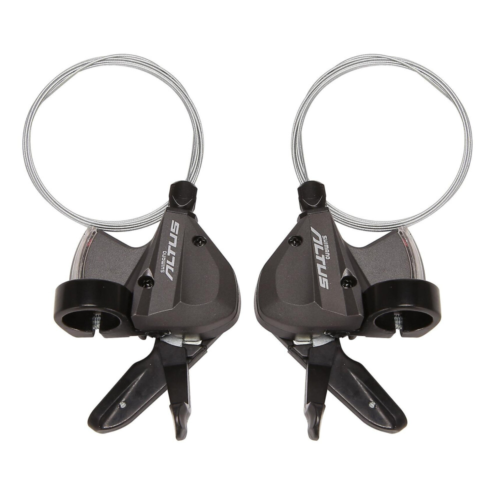 Altus M370 9 Speed Shifter Trigger Set Sl-m370 3x9 With Inner Cable