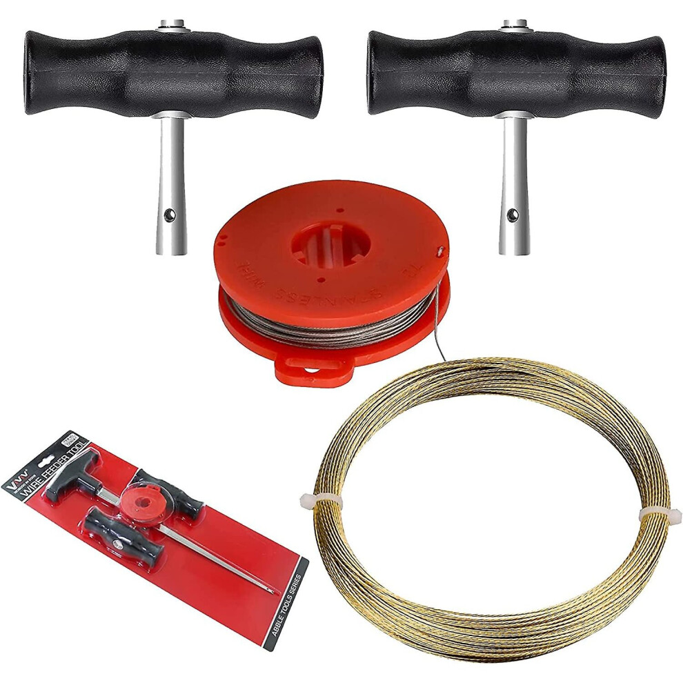 Pieces Windshield Removal Kit Windshield Removal Tool Car Windshield Disassembly 2Pcs Cutting Wires And 3Pcs Glass Handles 9172662343229