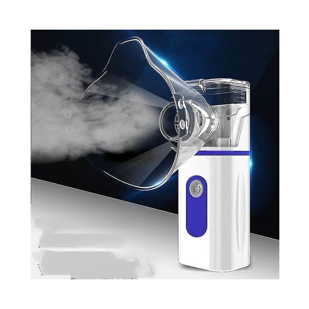 Nebulizer Inhaler, Portable Silent Nebulizer, For Children And Adults With Mouthpiece And Mask C