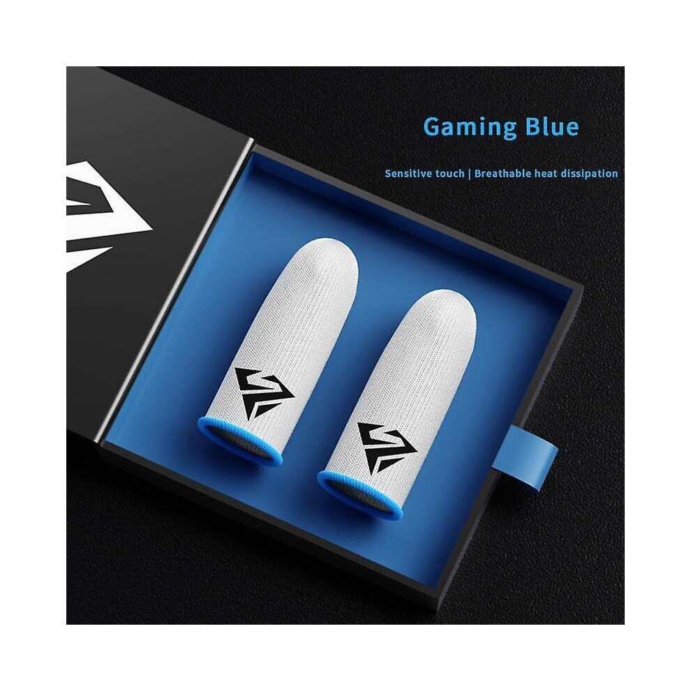Gaming Finger Sweat-Proof Finger Cover Gamer Fingertips Sleeve For Pubg Silver