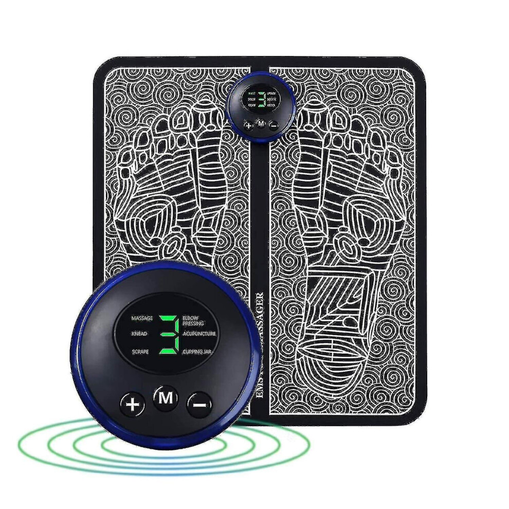 New 2023 Ems Electric Feet Massager For Circulation Foot Reflexology Massager Feet Circulation Massager-6 Modes 9 Intensities