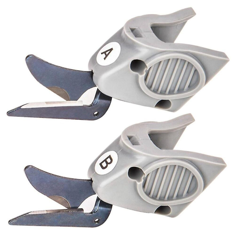2 Pcs Cutting Head Fit For Wbt-1 Fabric Electric Scissors Cloth Cutter, 1 Set Cutter Head A