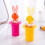 (Black) Toothpick Storage Box Dustproof Self-picking Rabbit Toothpick Holder 4