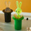 (Black) Toothpick Storage Box Dustproof Self-picking Rabbit Toothpick Holder 5
