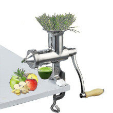 Hand Stainless Steel Wheatgrass Juicer Manual Auger Slow Squeezer Fruit Wheat Grass Vegetable Orange Juice Extractor