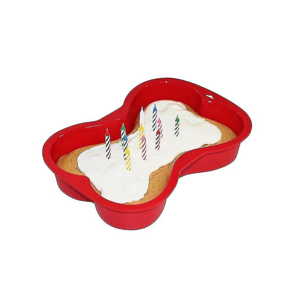 Bone Type Silicone Cake Mold 21.5x12x4.3cm Silicone Mould Baking Forms Silicone Baking Pan For Pastry Cake Kitchen Accessories