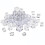 50pcs Artificial Ice Cubes Clear Reusable Fake Ice Cubes In Cube Shape For Home Decoration 1